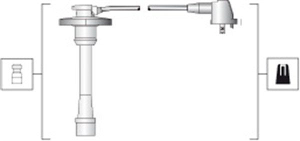 MAGNETI MARELLI 941318111274 Ignition Cable Kit