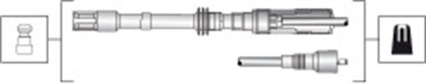 MAGNETI MARELLI 941318111275 Ignition Cable Kit