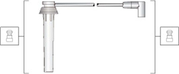 MAGNETI MARELLI 941318111276 Ignition Cable Kit