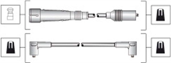 MAGNETI MARELLI 941318111283 Ignition Cable Kit