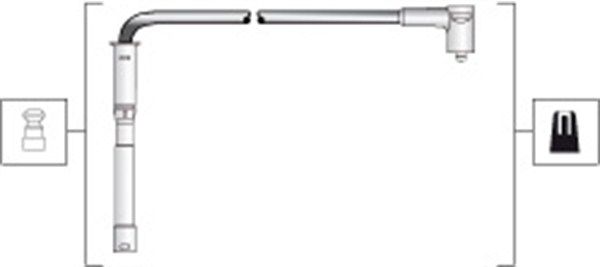 MAGNETI MARELLI 941318111287 Ignition Cable Kit