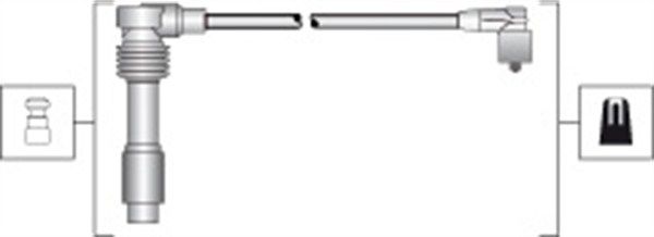 MAGNETI MARELLI 941318111294 Ignition Cable Kit