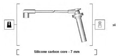 Ignition Cable Kit MAGNETI MARELLI 941325070900