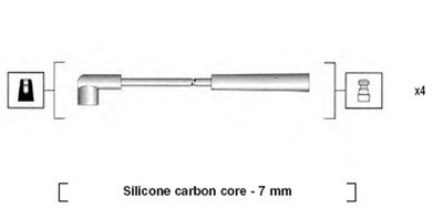 Ignition Cable Kit MAGNETI MARELLI 941325110903