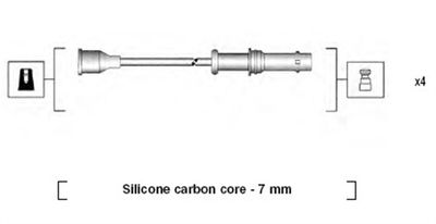 Ignition Cable Kit MAGNETI MARELLI 941355020920