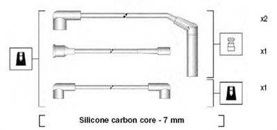 Ignition Cable Kit MAGNETI MARELLI 941365060929