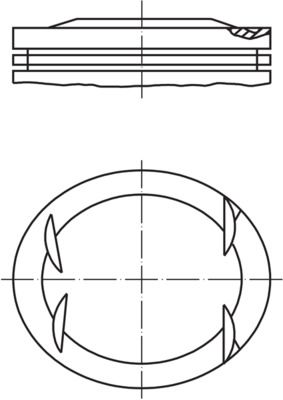 Piston MAHLE 001 41 01