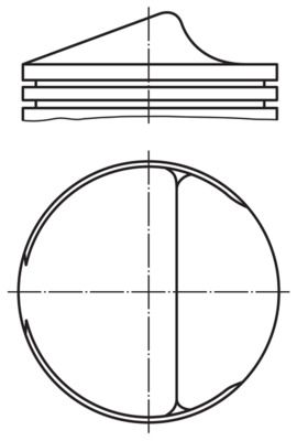Piston MAHLE 001 66 01