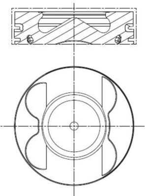 MAHLE 001 PI 00106 002 Piston