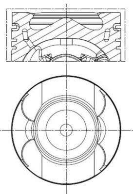 Piston MAHLE 001 PI 00133 000