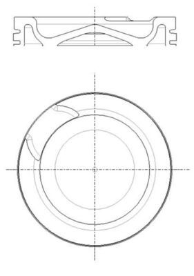 Piston MAHLE 001 PI 00191 000