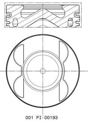 Piston MAHLE 001 PI 00193 002