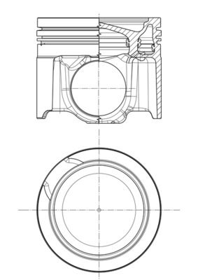 Piston MAHLE 001 PI 00197 000