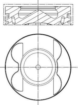 MAHLE 001 PI 00178 000 Piston