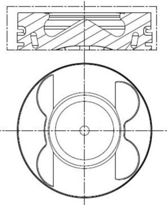 MAHLE 001 PI 00190 000 Piston