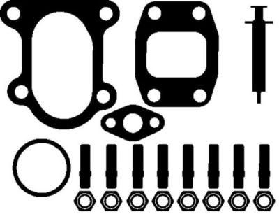 Mounting Kit, charger MAHLE 001 TA 17023 000
