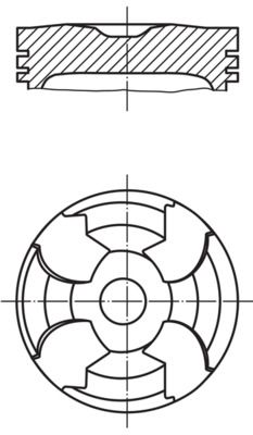 MAHLE 002 30 00 Piston