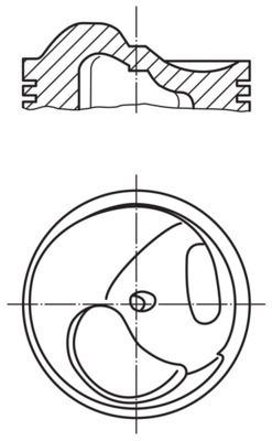 Piston MAHLE 002 33 10