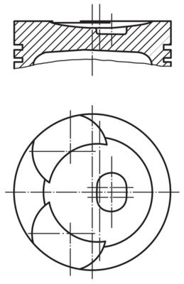 MAHLE 002 48 00 Piston
