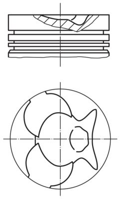 MAHLE 002 49 00 Piston