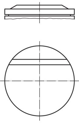 MAHLE 002 71 11 Piston