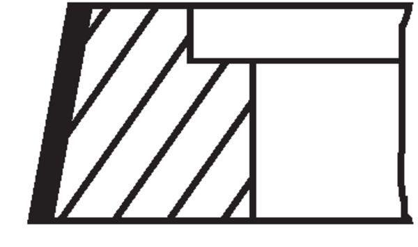 MAHLE 002 74 N0 Piston Ring Kit