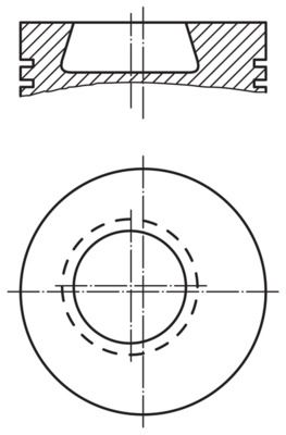 Piston MAHLE 002 80 00