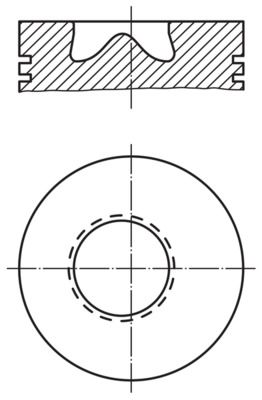 MAHLE 002 81 00 Piston