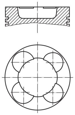 Piston MAHLE 003 54 00