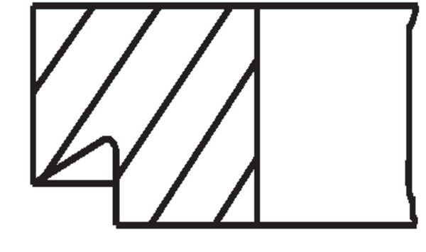MAHLE 004 15 N0 Piston Ring Kit