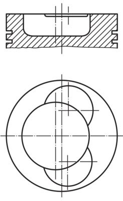 Piston MAHLE 004 50 00