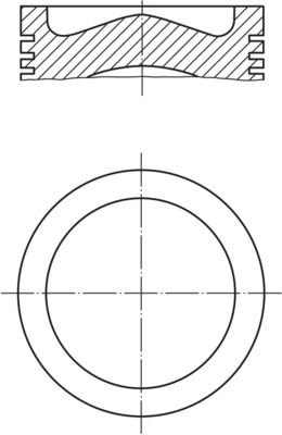 Piston MAHLE 004 67 00