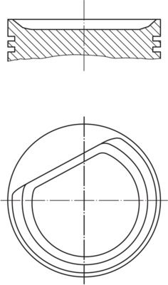 MAHLE 004 69 00 Piston