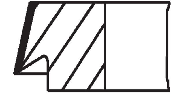 MAHLE 004 13 N0 Piston Ring Kit