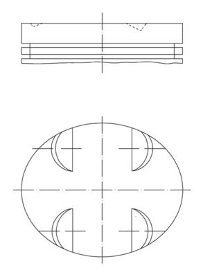 MAHLE 005 24 01 Piston