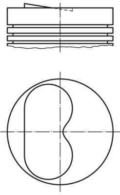 MAHLE 007 32 01 Piston
