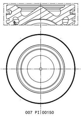 Piston MAHLE 007 PI 00105 000