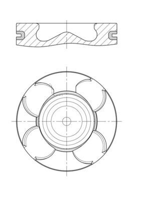 MAHLE 007 PI 00158 000 Piston