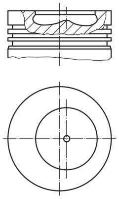 MAHLE 009 07 00 Piston
