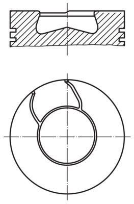 Piston MAHLE 009 35 00