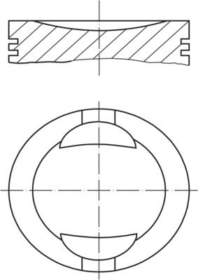 MAHLE 009 36 00 Piston