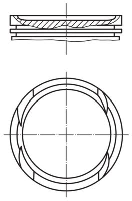 MAHLE 010 05 00 Piston