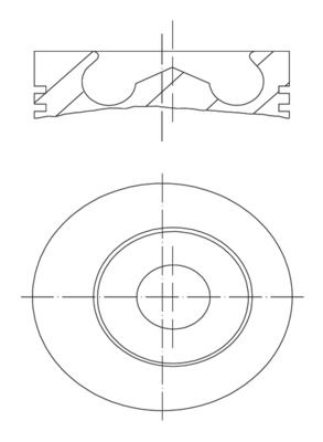 Piston MAHLE 010 25 00