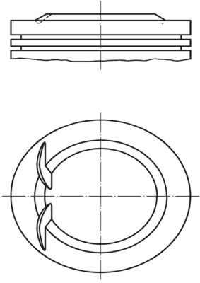 MAHLE 011 02 00 Piston