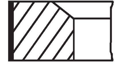 Piston Ring Kit MAHLE 011 54 V0
