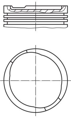 Piston MAHLE 011 65 12