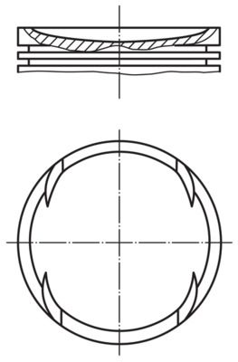 MAHLE 011 77 01 Piston