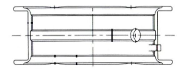 MAHLE 011 FL 21059 000 Crankshaft Bearing
