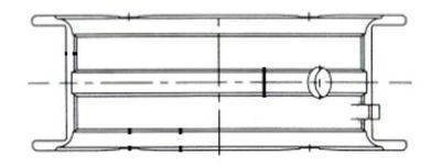 Crankshaft Bearing MAHLE 011 FL 21059 000