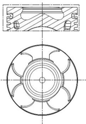 Piston MAHLE 011 PI 00100 000